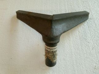 Vintage Delta Rockwell Ddl62 Right Angle Lathe Tool Rest - 1 " Post -