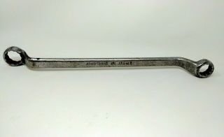 Vintage Armstrong Armaloy 1 - 1/16 X 7/8 Offset Double Box End Wrench 8034