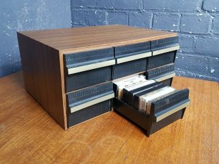 Vintage Retro 72 Cassette Tape Storage case for audio and computer cassette tape 3