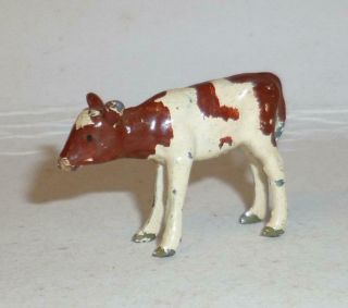 Britains Vintage Lead Farm Very Rare 786 Ayrshire Calf From The 1940/50 