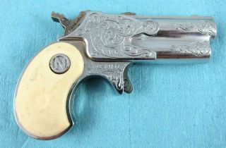Vintage 1950s Nichols Dyna - Mite Derringer Toy Cap Gun 3 - 3/16 "