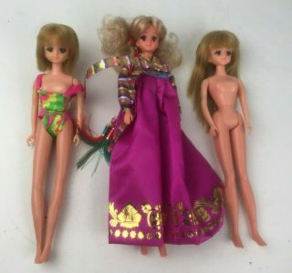 3 Vintage Rare Takara Japanese Barbie