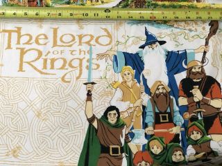 Lord Of The Rings Vintage 1970’s Flat Full Bed Sheet 2