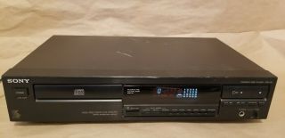 Vintage Sony Single Disc Cd Player Compact Disc Cdp - 291 Japan 1990 -