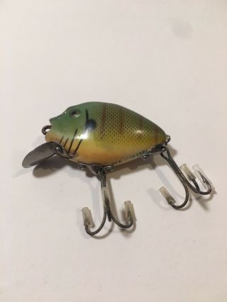 Vintage Heddon Punkinseed Fishing Lure Sunfish Color