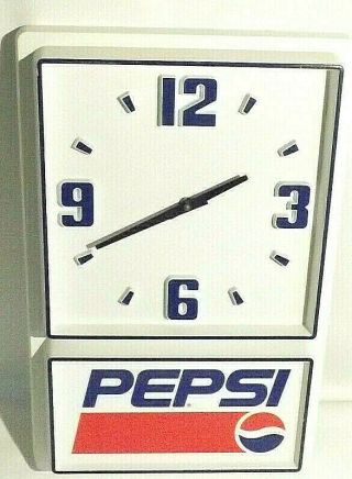 Vintage Style Pepsi Wall Hanging Clock And