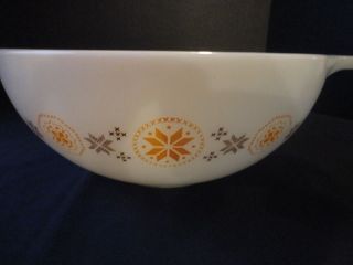 Vintage Glass Pyrex Town And Country Cinderella Mixing Bowl,  Large 4 Qt.