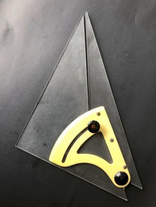 Keuffel & Esser Adjustable Triangle K & E Vintage Drafting Triangle Drawing Tool
