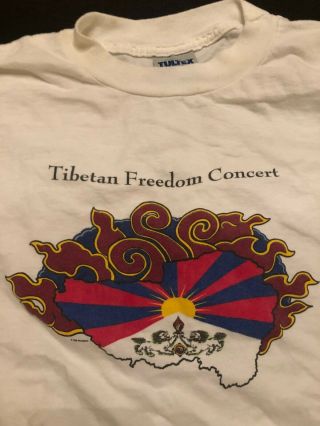 Tibetan Freedom Concert Shirt L Vintage Beastie Boys Beck Pavement Sonic Youth