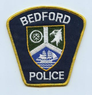 Bedford Police,  Nova Scotia,  Canada Htf Vintage Uniform/shoulder Patch