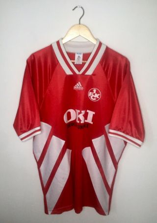 Vtg Adidas Fc Kaiserslautern 1994/1995 Home Fck Shirt Shirt Trikot Football Xl