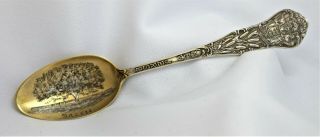 Rare Vtg Salem Jersey Nj 5 3/4 " Sterling Silver Souvenir Spoon By Gorham