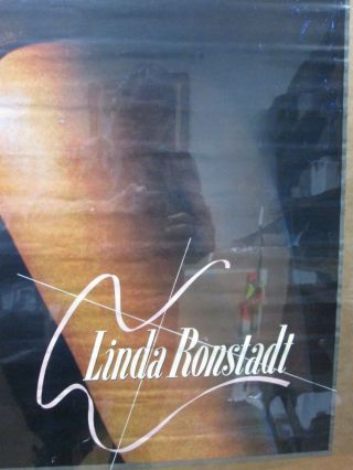 Vintage Poster Linda Ronstadt singer rock 1977 Inv 3422 5