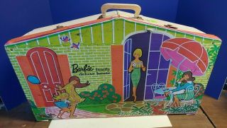 Vintage 1958 Barbie Family Deluxe House With Ken Mattel
