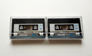 Two Vintage (1985) Maxell Xli - S Ferric Cassette Tapes