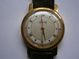 Vintage Gents Wristwatch Accurist Mechanical Watch Spares Swiss Made