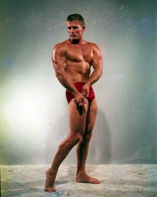Vintage Negative Bodybuilder Man Male Physique Muscle Portrait 60 