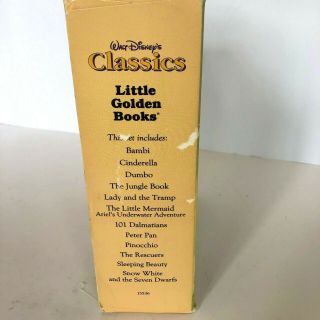Disney vintage classics set of 12 Little Golden Books 1990 Walt Disney Company 3