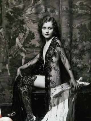 York City Photo Flapper Barbara Stanwyck Ziegfeld Follies 1920s Vintage 4x6