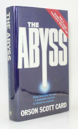 The Abyss Orson Scott Card 1989 First Edition Film Movie Book Novel Vintage Ufo