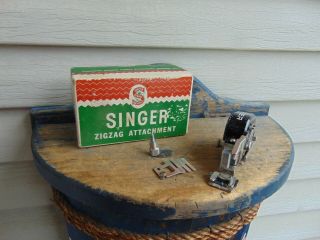 Vintage Singer Sewing Machine Zig Zag Attachment No 160620 7671