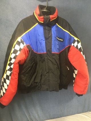 Vintage,  Pure Polaris Racing Snowmobile Jacket Coat,  Men 