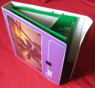Vintage 80 ' s Trapper Keeper Mead Palm Trees Notebook 6