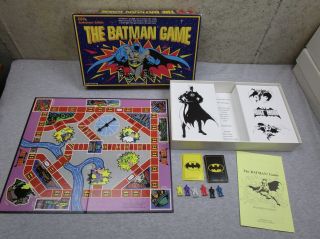 Vintage The Batman Board Game 1989 University Games Dc Comics