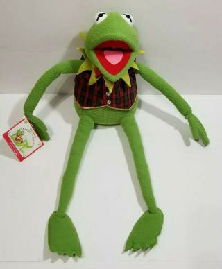 Vintage Eden Kermit The Frog Plush 26in With Tags Muppets