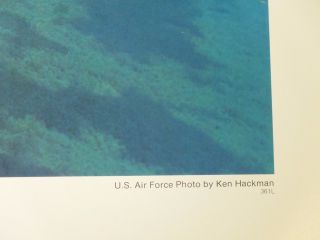 Vintage Lithograph US Air Force Photo AF Reserve F - 105 Thunderchief Ken Hackman 4