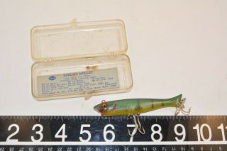 Old Pico Sinking Mullet Lure Minnow Bait Box And Paperwork Texas A