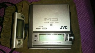 Vintage Jvc Xm - R70sl Portable Minidisc Recorder - Missing Power Adapter