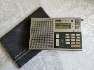 Vintage Sony Icf - 7600d Am/fm Shortwave Portable Radio