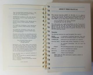 Vintage 1986 - 87 Tandy 1000 HX & TX Manuals and Reference Guide 10 Total 3