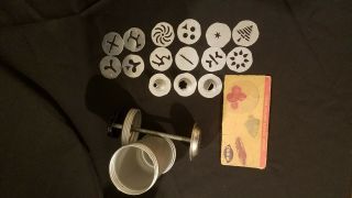 Vintage Mirro Cooky - Pastry Press 358 - Am With 10 Plates And 3 Tips