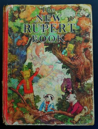 Vintage 1938 Rupert Bear Annual,  Over 81 Years Old,