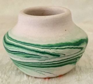 Vintage Nemadji Indian Native American Pottery Vase Art Pottery Usa