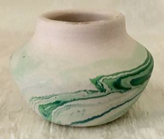 Vintage Nemadji Indian Native American Pottery Vase Art Pottery USA 3