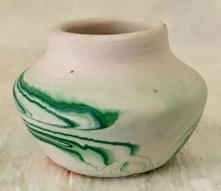 Vintage Nemadji Indian Native American Pottery Vase Art Pottery USA 4