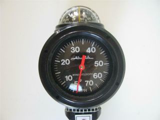 Wind Speed Velocity Indicator & Compass,  Airguide Windial,  Handheld,  Vintage