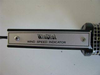Wind Speed Velocity Indicator & Compass,  Airguide Windial,  Handheld,  Vintage 3