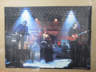 Vintage Poster The Police Rock Band 1980 Inv 495