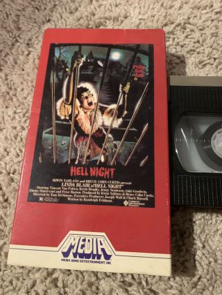 Hell Night (vhs,  1999) Vintage Horror Htf Rare