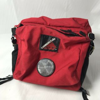 Vintage Cannondale Deluxe Handlebar Bag W/bracket - - Red - - Usa
