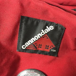 Vintage CANNONDALE Deluxe Handlebar Bag w/Bracket - - Red - - USA 2