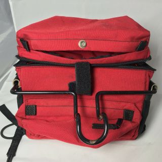Vintage CANNONDALE Deluxe Handlebar Bag w/Bracket - - Red - - USA 5