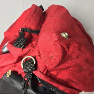 Vintage CANNONDALE Deluxe Handlebar Bag w/Bracket - - Red - - USA 7