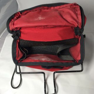 Vintage CANNONDALE Deluxe Handlebar Bag w/Bracket - - Red - - USA 8