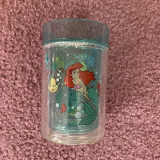 Vintage Disney’s The Little Mermaid Ariel Mermaid Glitter Cup Rare Blue