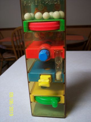 Fisher Price Vintage Tumble Tower Puzzle Game Marble Maze From The 70s